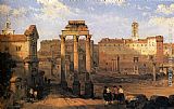 David Roberts The Forum, Rome painting